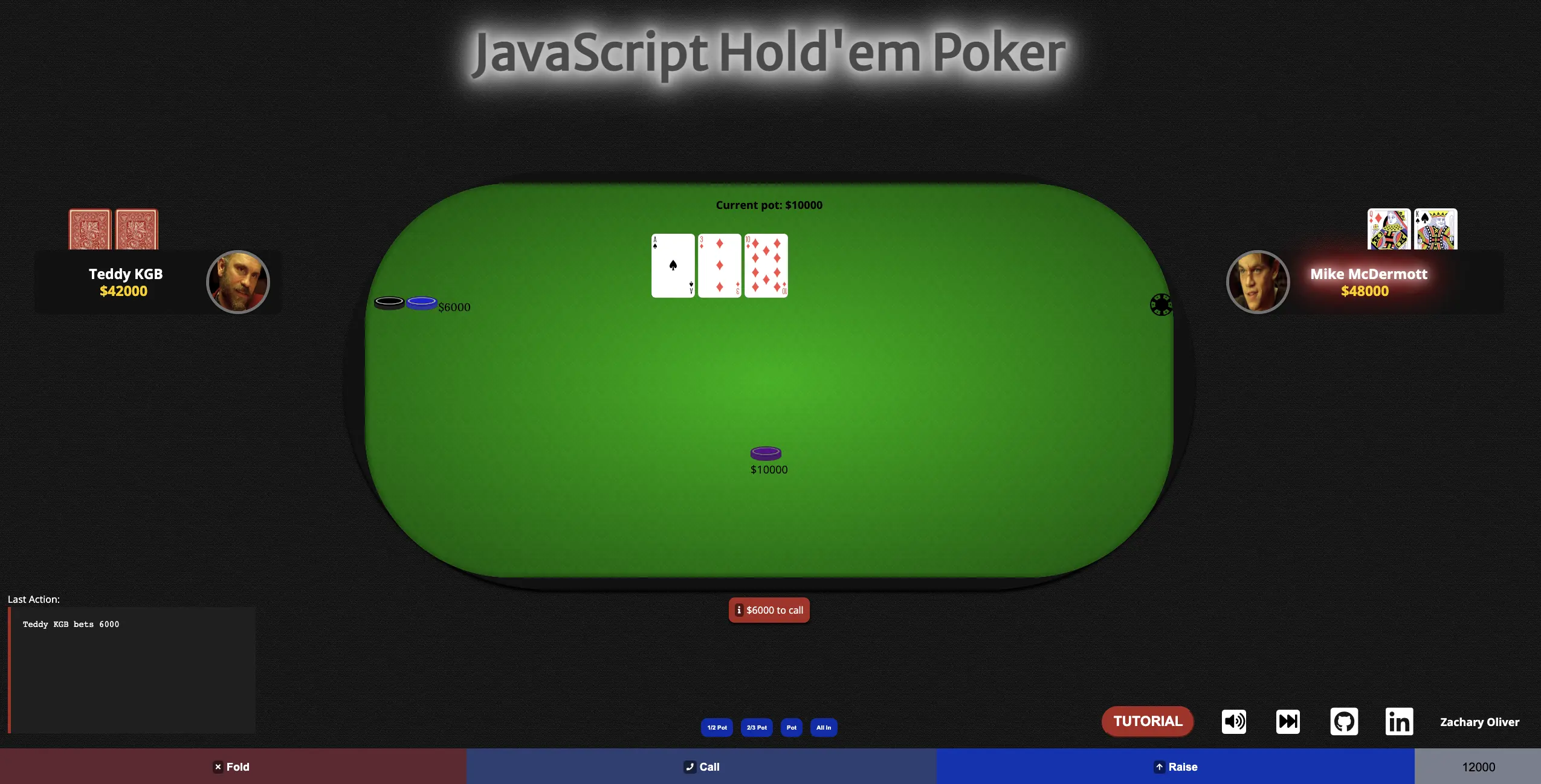 JS Heads Up Hold'em